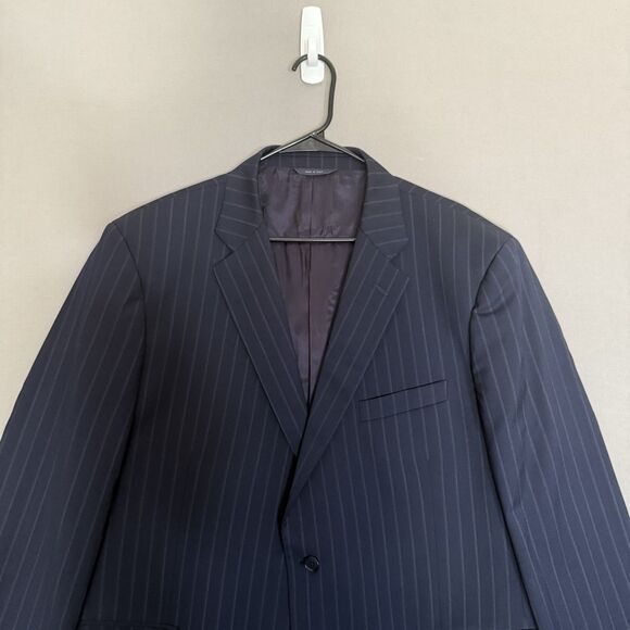 Brooks Brothers Wool Blazer 48R Blue Mens Madison 1818 Estrato Trabaldo Togna - Picture 2 of 14